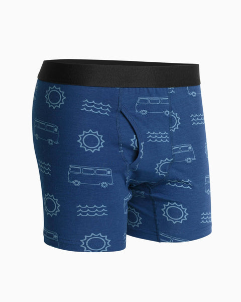 Men's Sun Fun Cotton Boxer Brief