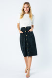 Ivy Corduroy Midi Skirt