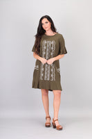 Camila Olive Dress