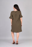 Camila Olive Dress