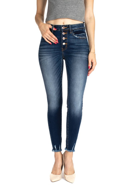 Kancan Melissa Denim-Med Dark Wash