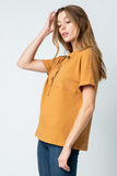 Betty Big Button Basic Knit