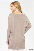 Devon Exposed Seam Sweater