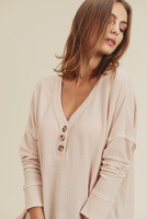 Mireille Waffle Knit Top