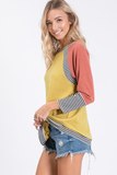 Reagan Color Block Top