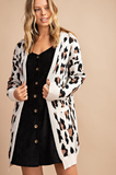 Theodora Leopard Cardigan