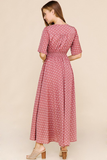 Poppy Polka Dot Maxi Dress