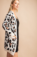 Theodora Leopard Cardigan