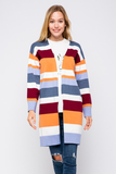 Keegan Striped Cardigan