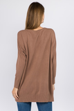 Fallon Exposed Seam Sweater