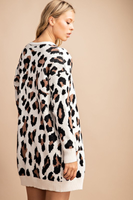 Theodora Leopard Cardigan