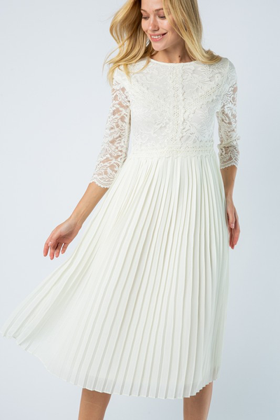 Angelina Lace Top Dress