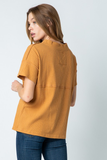 Betty Big Button Basic Knit