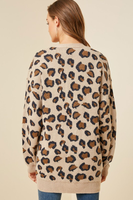 Leo Leopard Cardigan