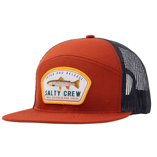 Catch and Release Rust/Navy Trucker