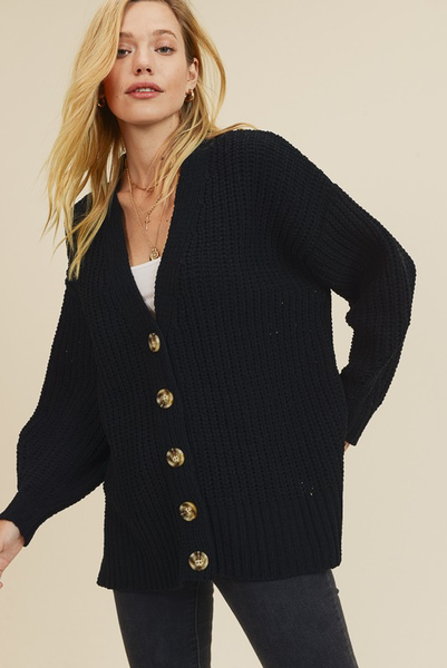 Lana Oversized Button Cardigan