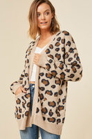 Leo Leopard Cardigan