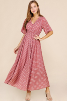 Poppy Polka Dot Maxi Dress