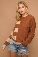 Eliza Color Block Sweater