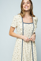 Prairie Floral Midi Dress