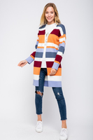 Keegan Striped Cardigan