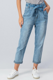 Viva High-rise Paper Bag Jeans