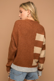 Eliza Color Block Sweater