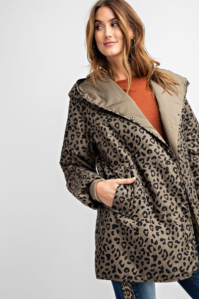 Gemma Leopard Coat