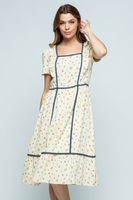 Prairie Floral Midi Dress