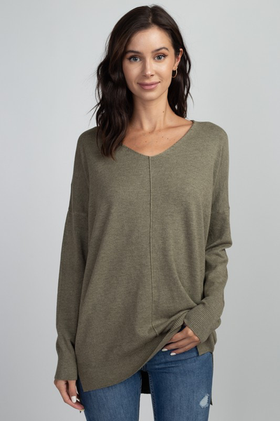 Macy Exposed Seam Sweater