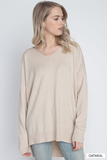 Luna  Exposed Seam Sweater