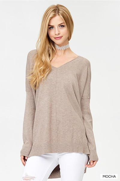 Devon Exposed Seam Sweater