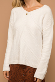 Grace Cable Knit Chenille Sweater