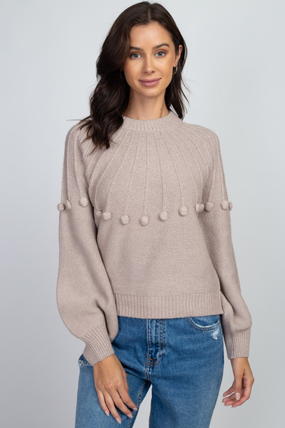 Elodie Pom Pom Sweater